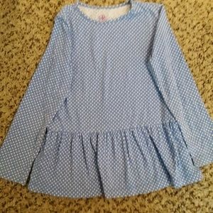 GIRLS J KHAKI POLKA DOT SHIRT